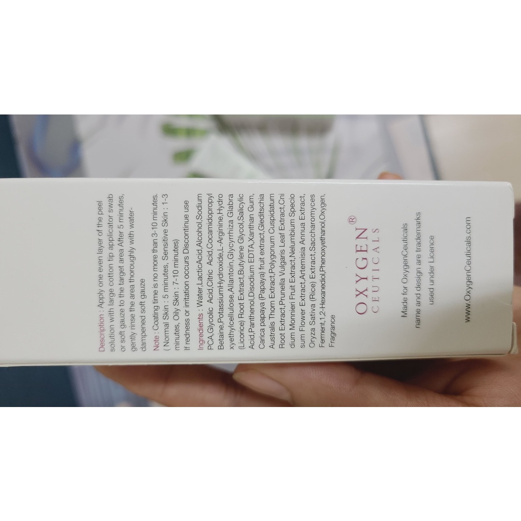 Serum DOUBLE PEEL OXYGEN CEUTICALS Tinh chất Tẩy Tế Bào Chết AHA BHA 50ml