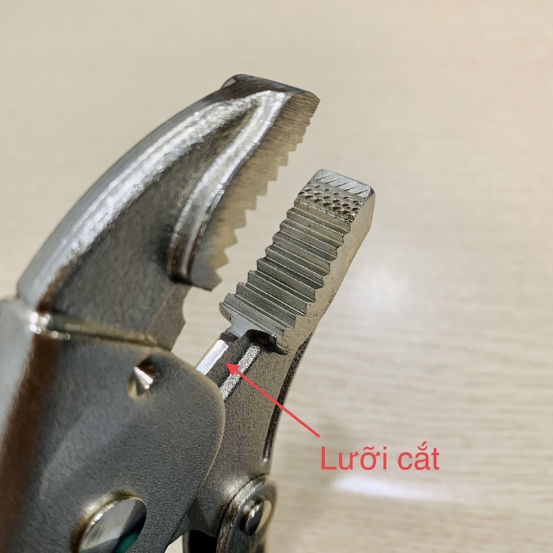Kìm chết mỏ cong KTC Nhật 250WR - Kìm bấm chết hàm WR 10 inch, độ mở 0-57mm