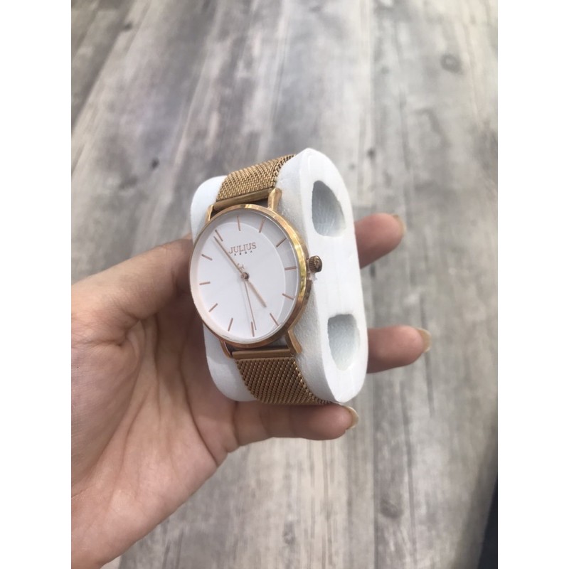 Đồng Hồ Nam JA-1164MC Julius Hàn Quốc Dây Thép