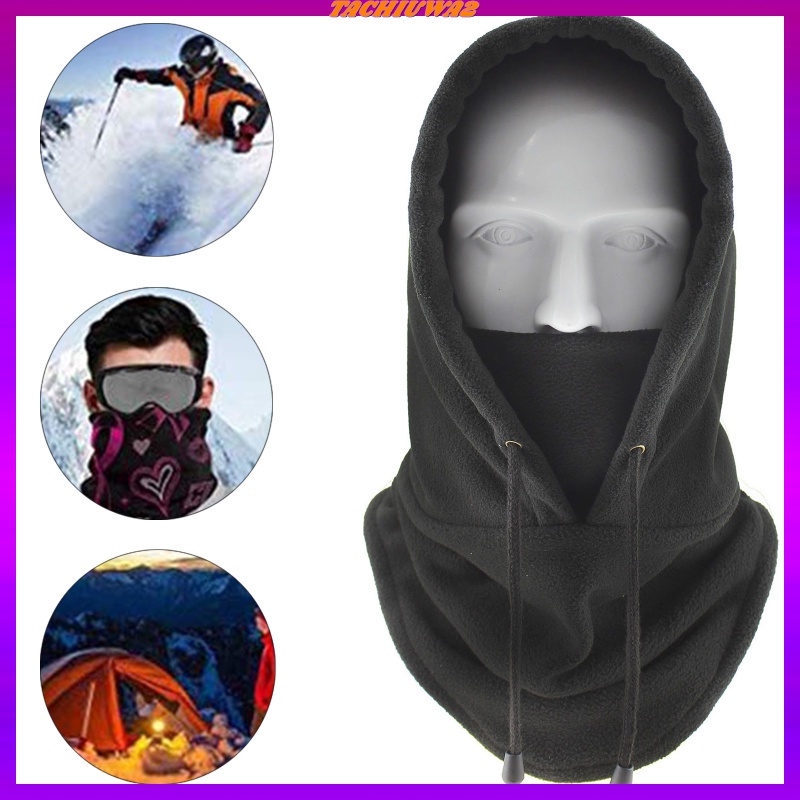 [Tachiuwa2] Mặt Nạ Balaclava Trượt Tuyết Đi Xe Máy Thể Thao Bằng Lông Cừu