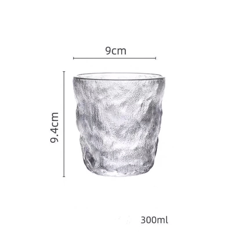 Cốc thuỷ tinh vân sóng nổi cao cấp - VS52