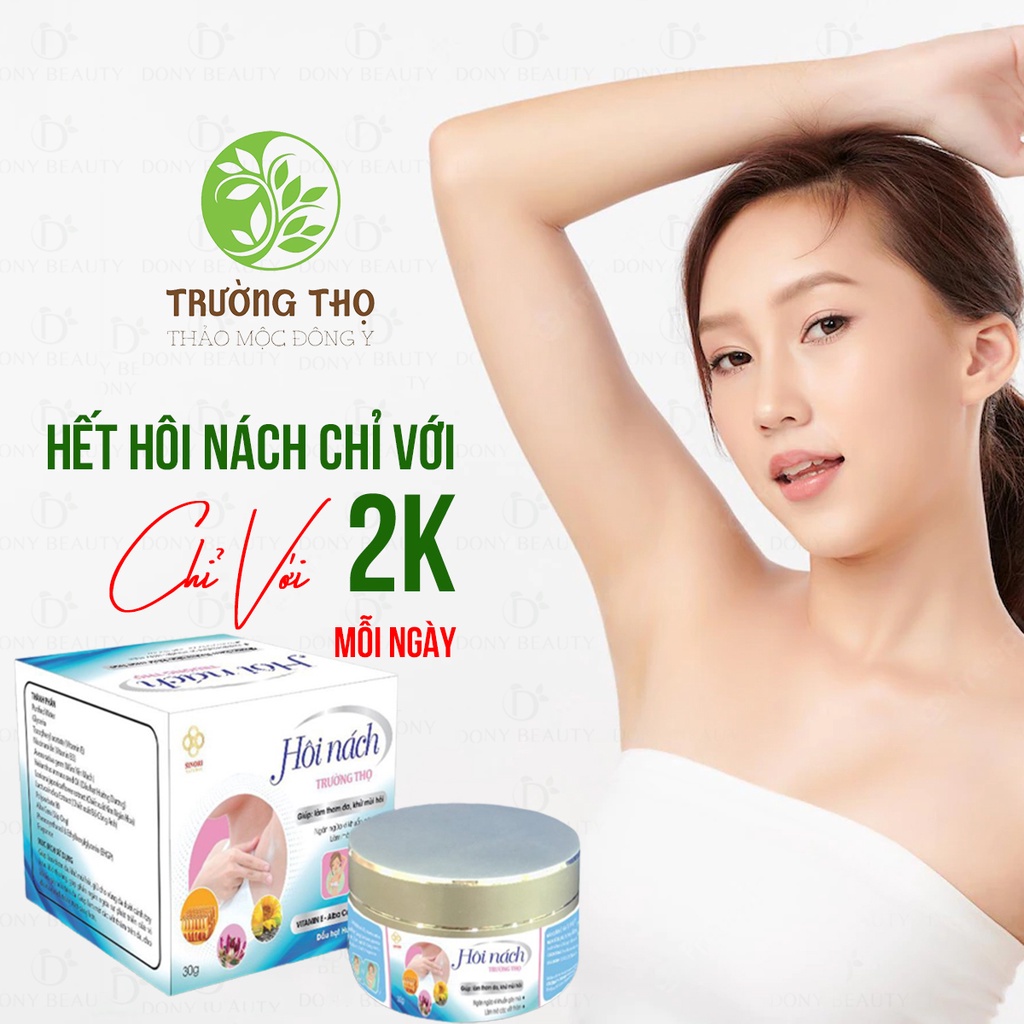 Khử mùi hôi nách, ngăn tiết mồ hôi 72h Trường Thọ Sinori 30g