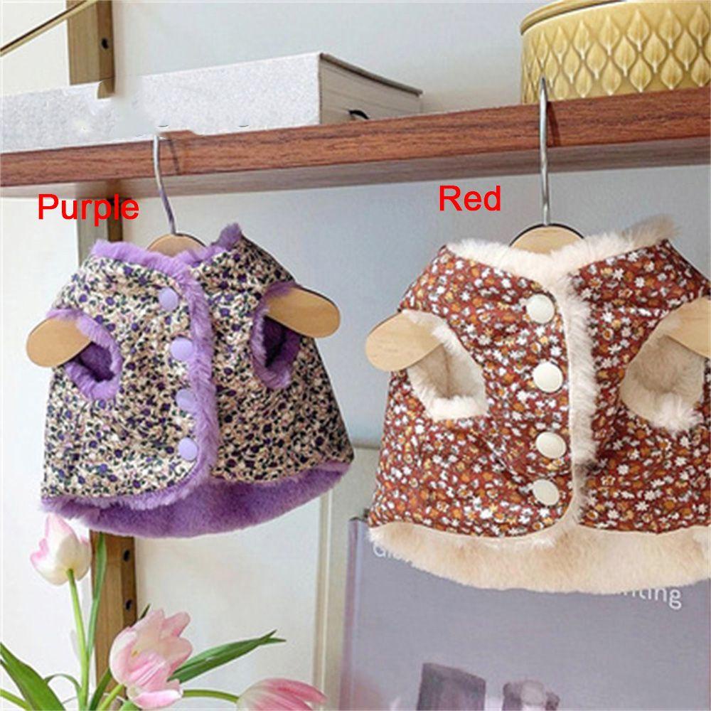 Áo Khoác Giữ Ấm Mùa Đông Kèm Nón Cho Thú Cưng Cỡ Nhỏ / Vừa / 1 Tuổi