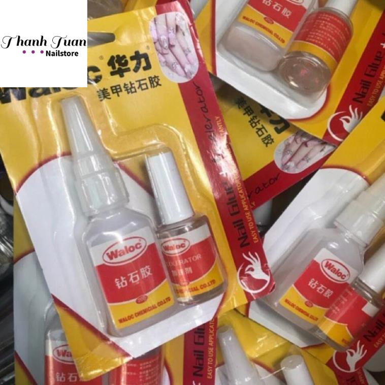 Keo Waloc, keo bê tông gắn móng gắn đá siêu chắc  - Phụ kiện đồ nail