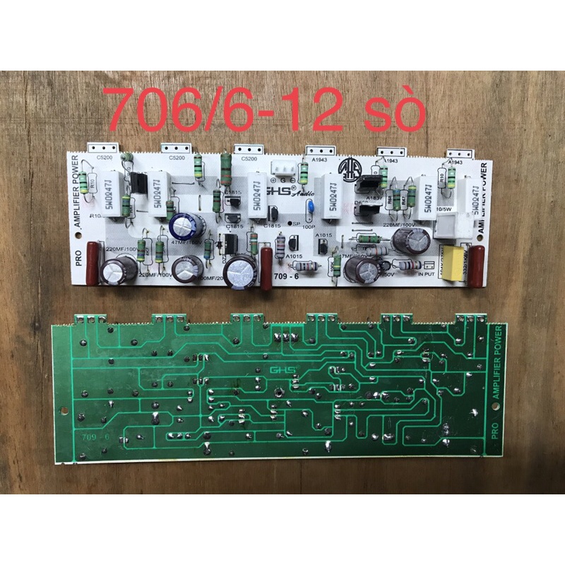 Bo công xuất ampli GHS 8 sò / 12 sò / 16 sò