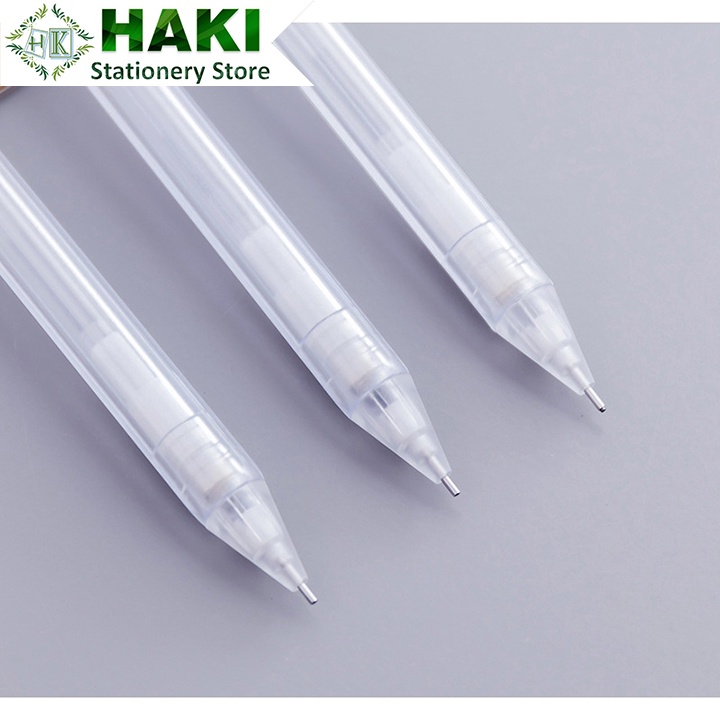 Bút chì bấm cơ HAKI ngòi 0.5mm 0.7mm tiện lợi dành cho học sinh B62