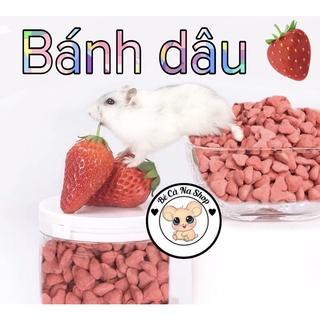 Bánh dâu , thức ăn mài răng cho hamster thỏ bọ sóc chinchilla ...