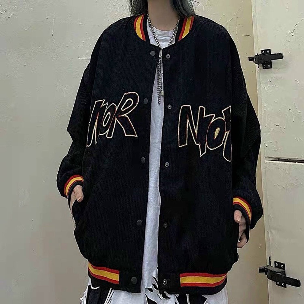 [HCM]ÁO KHOÁC NHUNG NAM NỮ KIỂU BOMBER THÊU CHỮ SIÊU HOT PHONG CÁCH TRẺ ĐẲNG CẤP THỜI TRANG VIỆT