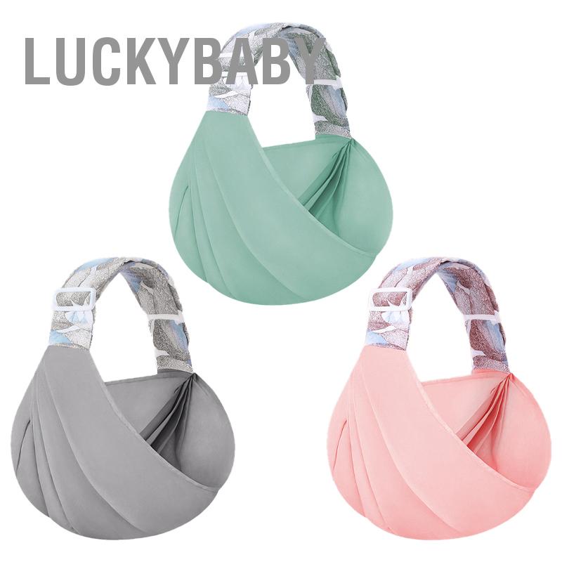 LUCKYBABY Bọc trẻ em Chuyên nghiệp Tại nhà Du lịch Di động Bông mềm mại thoáng khí có thể điều chỉnh Trẻ sơ sinh địu