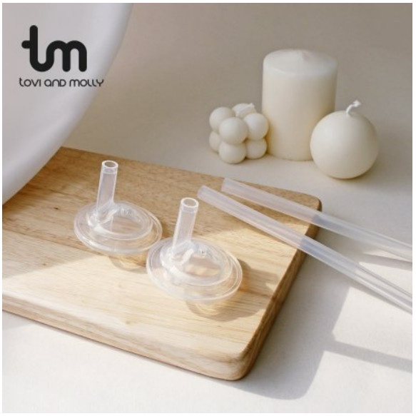 Set ống hút gắn vào các bình cổ rộng Tovi and Molly/ TM/ Moyuum/ Bebepick/ Grosmimi/ Pigeon