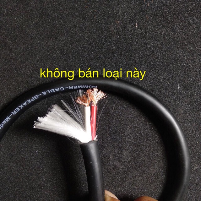 Dây loa Sommer đồng chuẩn 2x1,5mm và 2x2,5mm