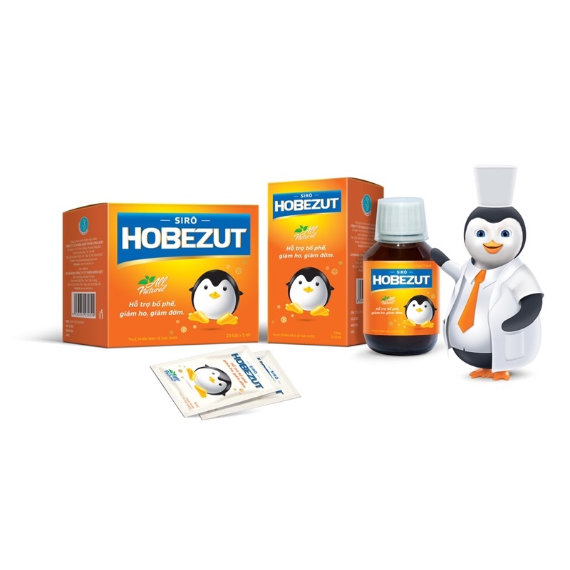 ✅ Siro HOBEZUT giảm các triệu chứng Ho, Cảm