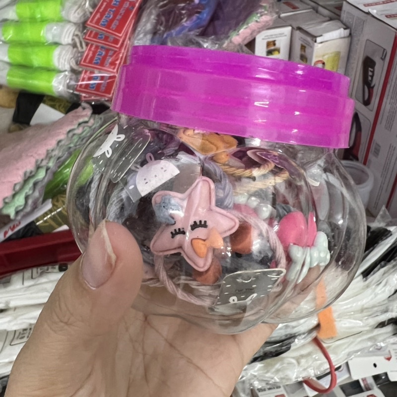 Dây cột tóc nhiều màu sắc xinh xắn cho bé gái