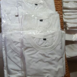 Áo thun trơn màu trắng siêu đẹp (cotton dày, mịn)