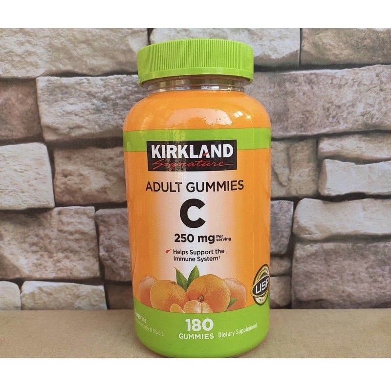 Kẹo dẻo Kirkland Signature Vitamin C 250mg Adult Gummies 180 viên