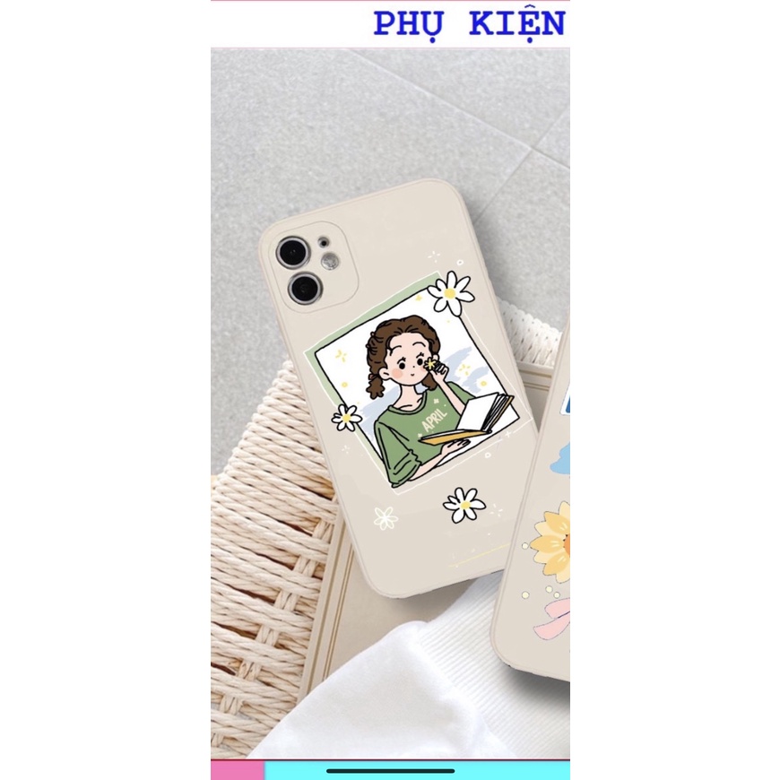 Ốp lưng hình lovely day cạnh vuông giả lp 13 5/5s/6/6plus/6s/7/7plus/8/8plus/x/xr/xs/11/12/pro/max/13promax