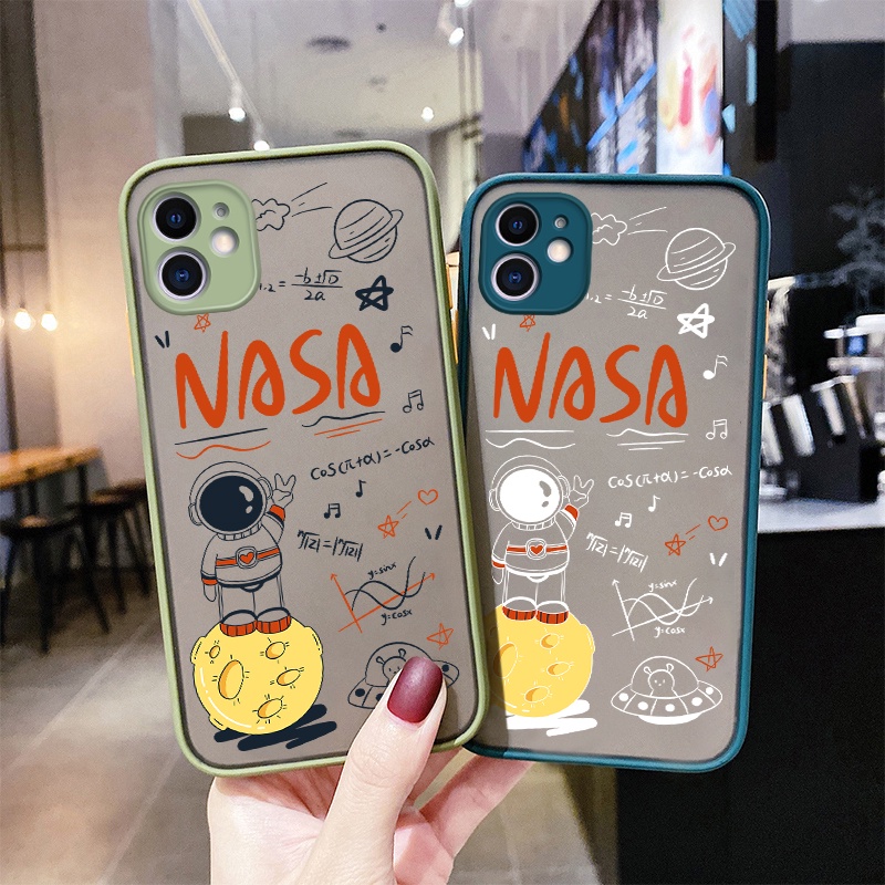 Ốp Điện Thoại Cứng Trong Suốt Chống Sốc In Logo NASA Cho Xiaomi POCO F2 Pro Redmi K30 Pro