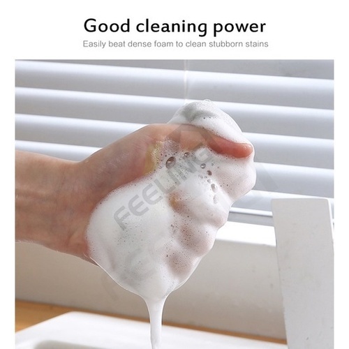1 Mút Rửa Chén Hai Mặt Có Thể Tẩy Vết Bẩn Tiện Dụng Cho Nhà Bếp