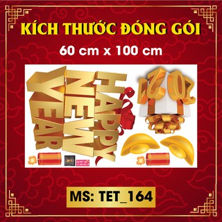 DECAL TRANG TRÍ TẾT 2021  SỐ 164