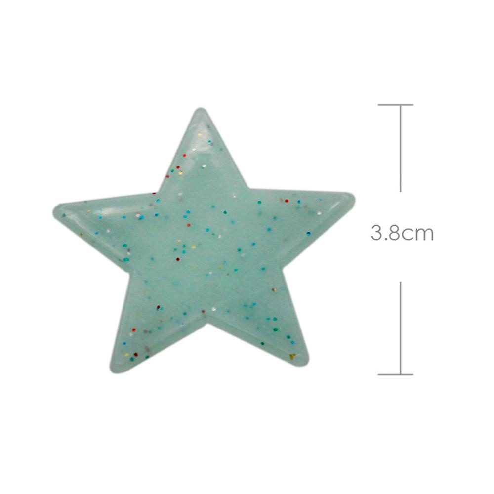 Set 100 Sticker Dán Tường Hình Ngôi Sao Dạ Quang Vui Nhộn