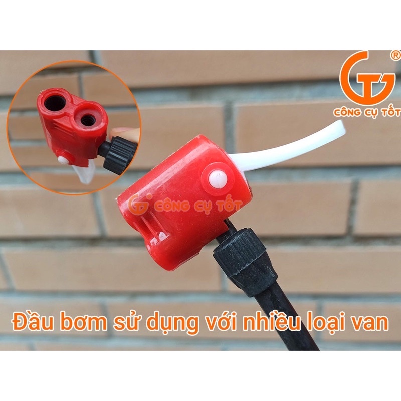 Bơm xe đạp bơm xe máy siêu rẻ, siêu tốt loại ống to