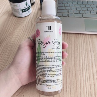 Dầu gội mọc tóc Gừng - Dầu gội kích thích mọc tóc tự nhiên