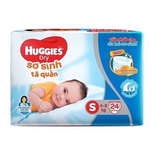 Tã quần Huggies Dry size S 24 4-8kg