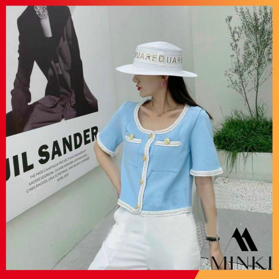 [XẢ_KHO] ÁO KHOÁC LEN DÁNG CROPTOP ĐÍNH KHUY SANG CHẢNH - CHẤT LIỆU LEN CAO CẤP - BA MÀU ĐEN/ XANH/ HỒNG [HOT] | BigBuy360 - bigbuy360.vn