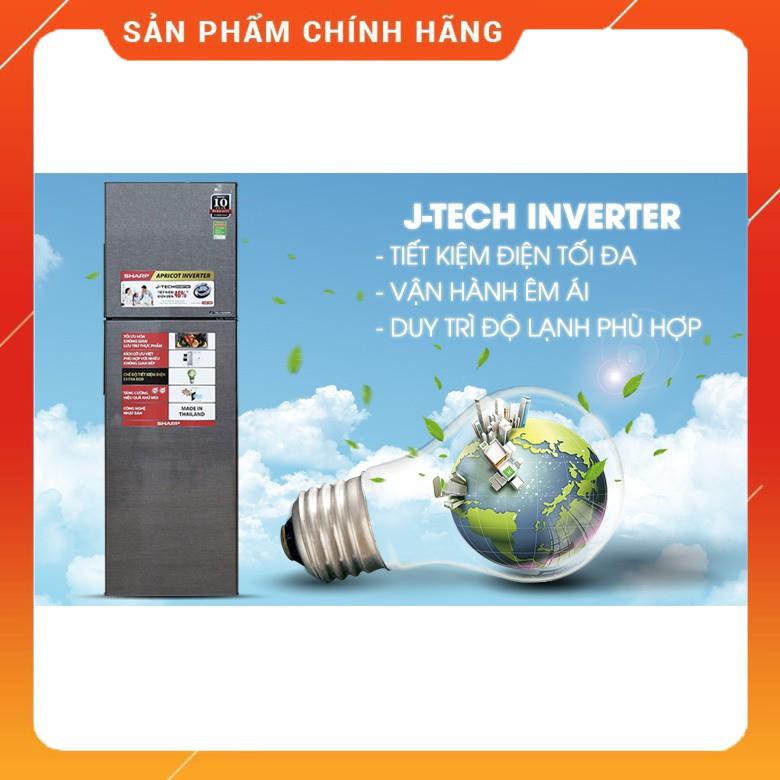 [BMART] SJ-X281E-SL | SJ-X281E-DS | Tủ lạnh Sharp Inverter 271 lít (Hàng chính hãng, bảo hành 12 tháng)