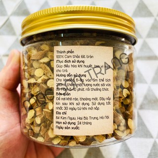 [Hộp 200gram] Trà Cam Thảo Lát Cao Cấp (Mộc Sơn Trang)