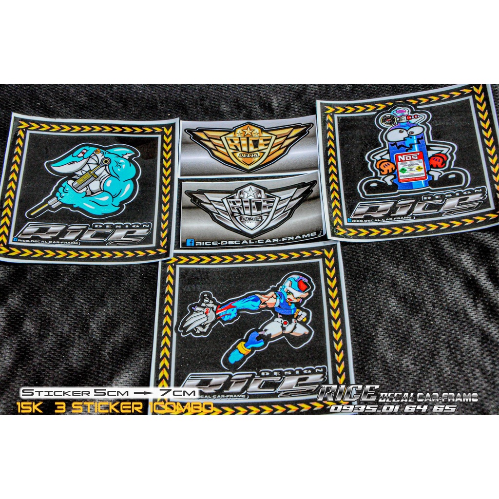 Tem Sticker Racing Mini