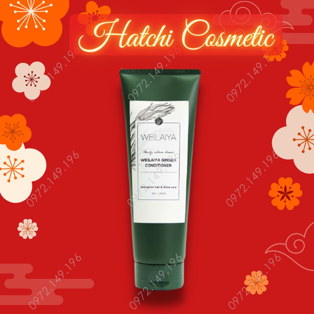 Dầu xả Weilaiya Chứa Tinh Chất Gừng Hỗ Trợ Móc Tóc Và Ngăn Rụng Tóc Hiệu Quả 250ml