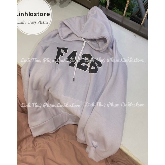 ÁO HOODIE THU ĐÔNG ULZZANG MÀU TÍM PASTEL DÁNG RỘNG (ảnh thật + video shop quay)