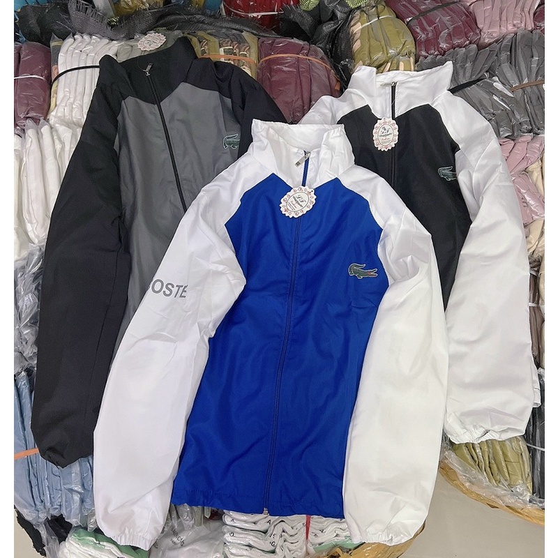 Áo Khoác Du Cặp nam Nữ Chất Dù 2 Lớp Phối Tay Siêu Dày Mịn