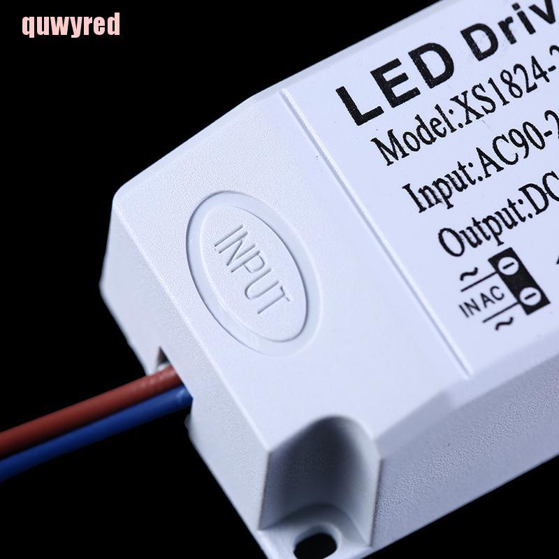 quwyred 3W 7W 12W 18W 24W power supply driver adapter transformer switch for LED lights GWT