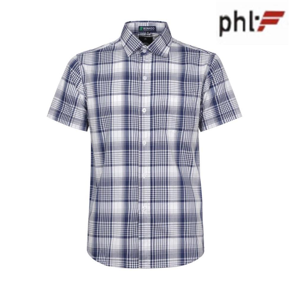 Áo sơ mi nam caro cao cấp ngắn tay phl Fashion BNT209 độc lạ