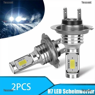 Set 2 đèn pha led h7 drl h4 chuyên dụng cho xe hơi