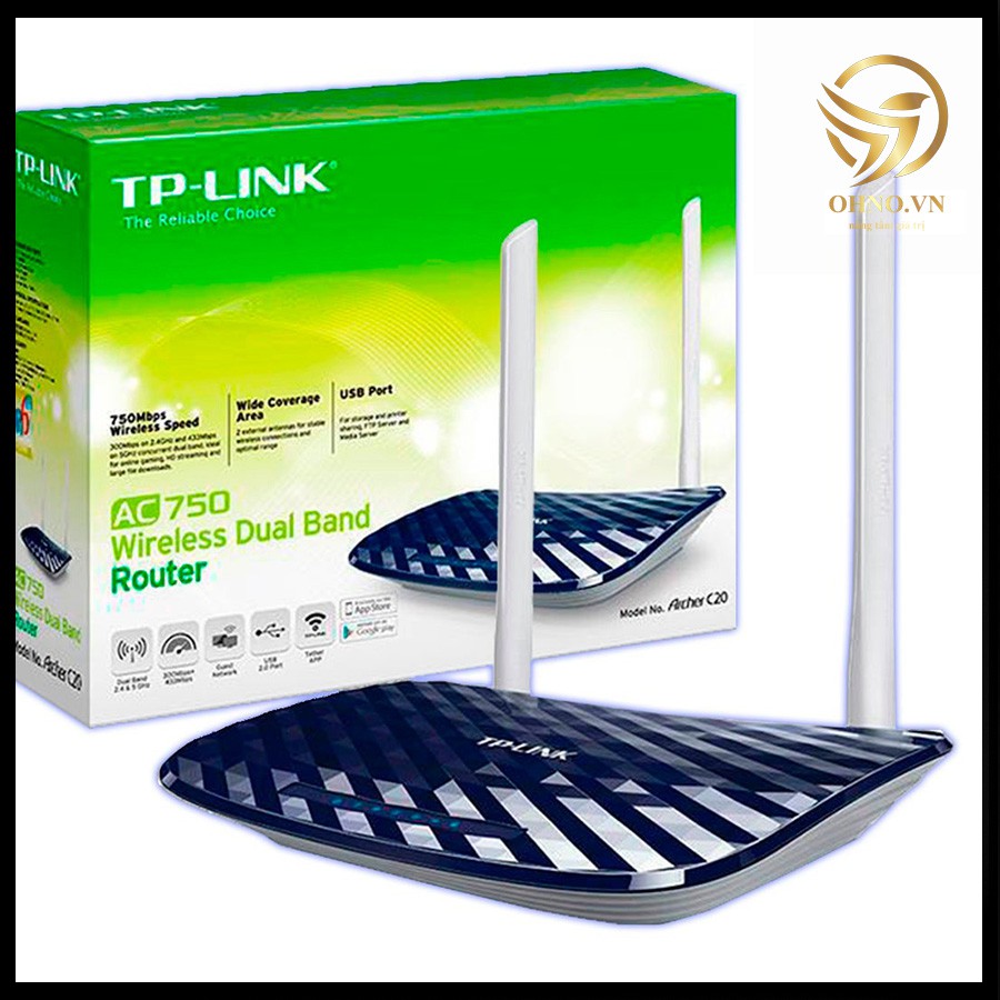 Bộ Cục Phát Sóng Wifi TP - Link Archer C20 300Mps Thiết BỊ Phát Sóng Wifi Tốc Độ Cao Ổn Định- OHNO VIỆT NAM | BigBuy360 - bigbuy360.vn