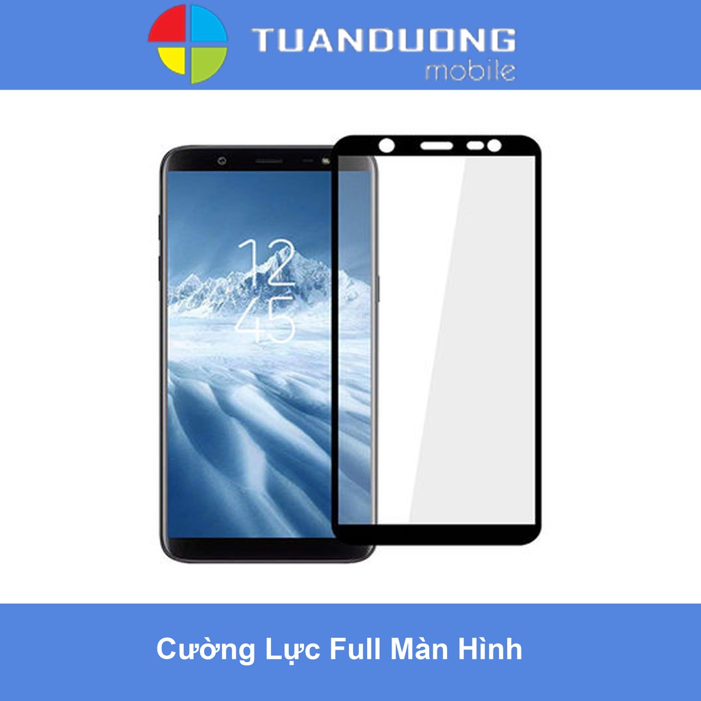 Cường lực Full 5D Samsung A6 và A6+ (2018) Các Màu