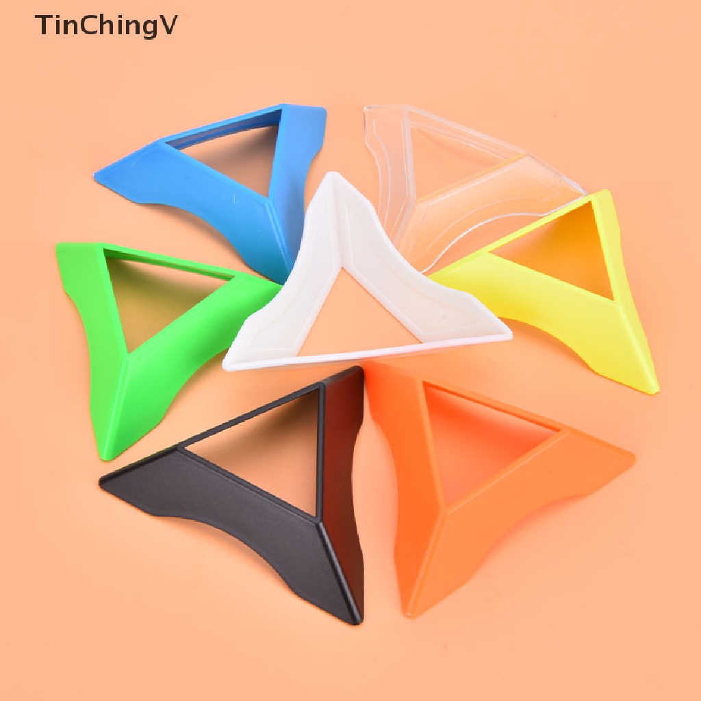 Bộ 10 Khối Rubik Bằng Nhựa Kèm Giá Đỡ