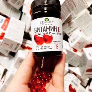 VitaminE Mirola đỏ 270mg xuất xứ Nga