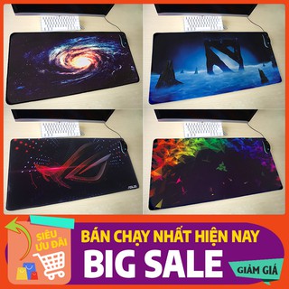Lót chuột oversize 90x40 cm Siêu Đẹp ( Bo viền chắc chắn )