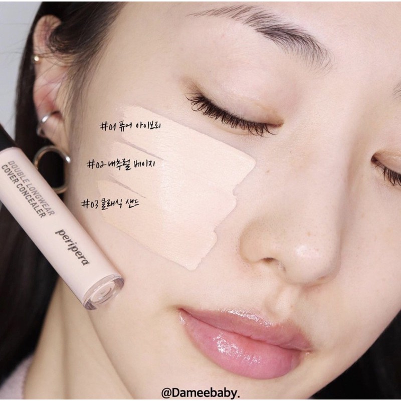 Kem che khuyết điểm Peripera Double longwear cover concealer | BigBuy360 - bigbuy360.vn