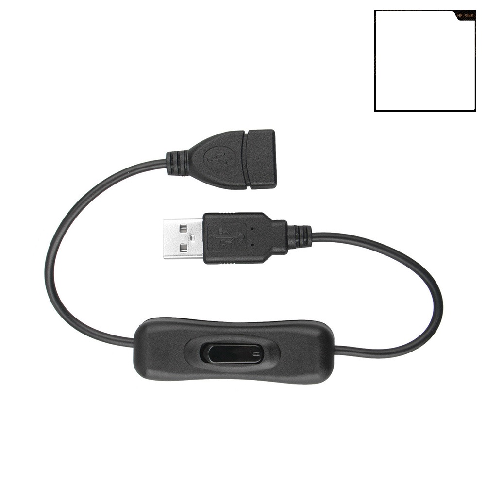 Set 2 Dây Cáp Nguồn Micro USB 30cm Có Công Tắc On / Off Cho Arduino Raspberry