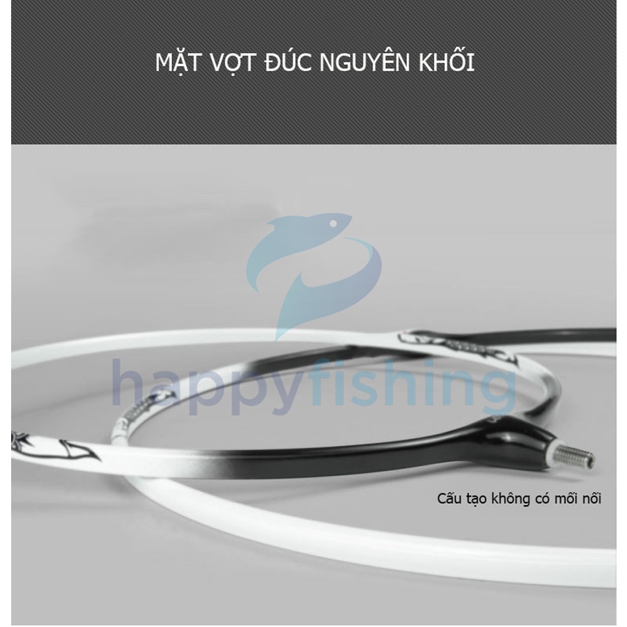 Mặt vợt cacbon săn hàng LINNHUE- Happy Fishing