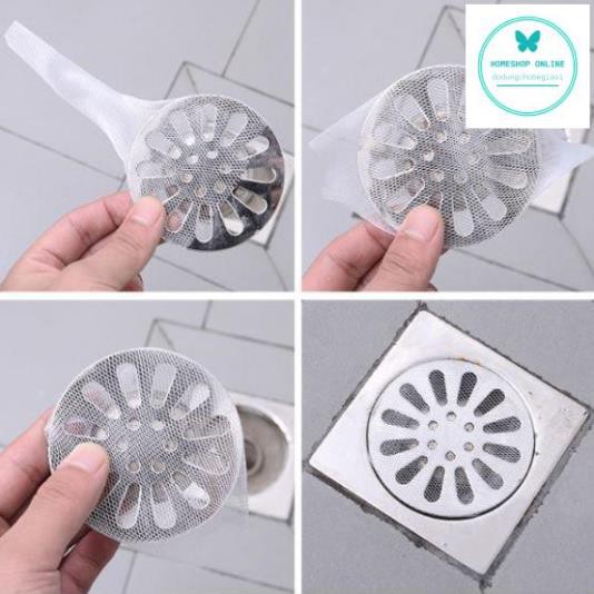 Gói 100 túi lọc rác bồn rửa bát có bo chun