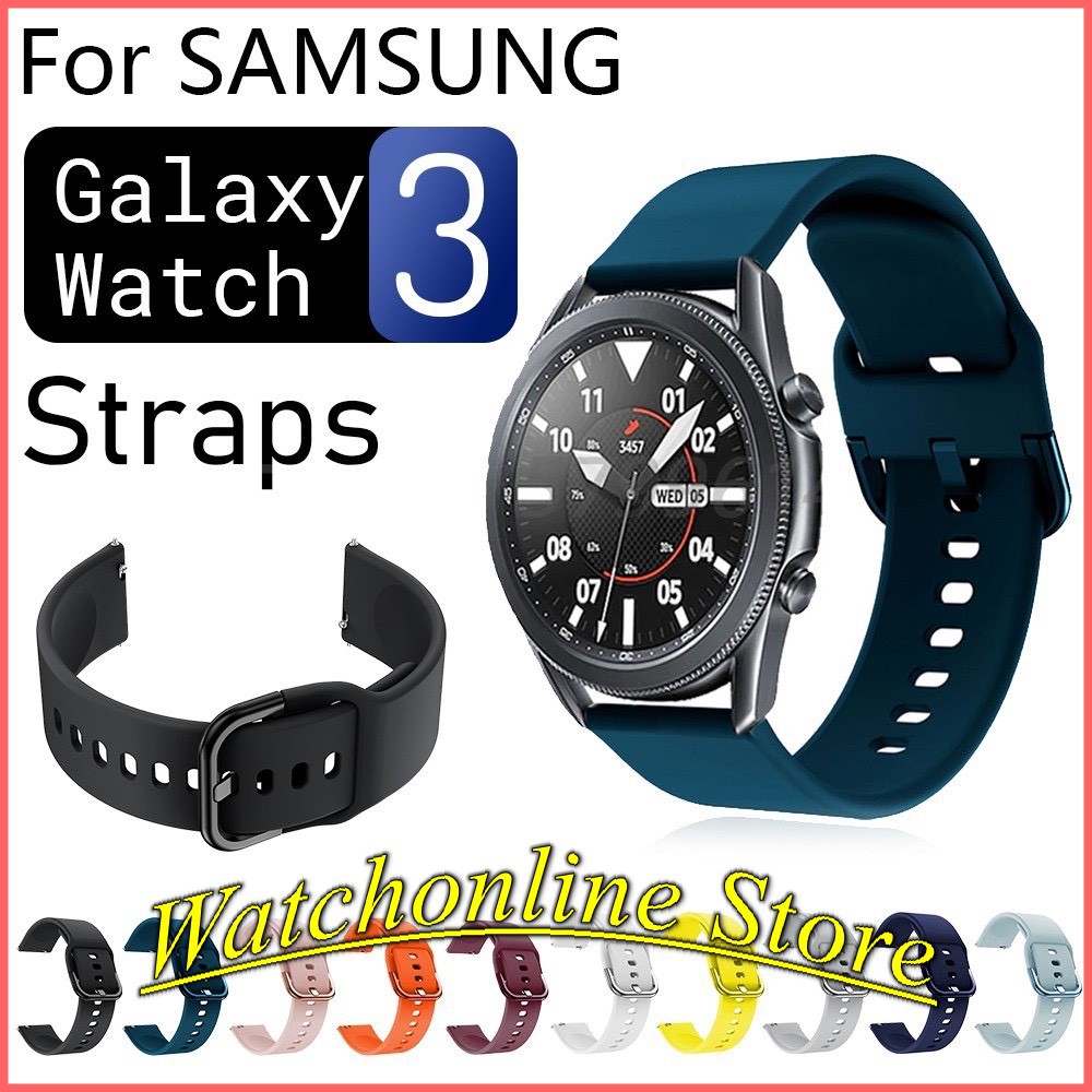 Dây đeo silicon Samsung Galaxy Watch 3 41mm / 45mm 20mm 22mm