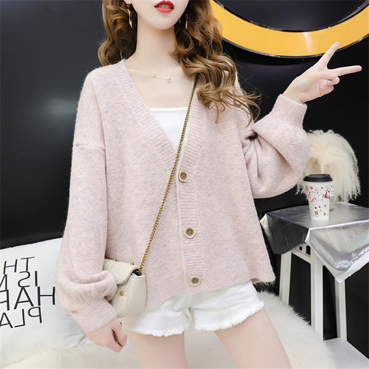 Áo Cardigan khoác len dáng ngắn hàng quảng châu cao cấp | BigBuy360 - bigbuy360.vn
