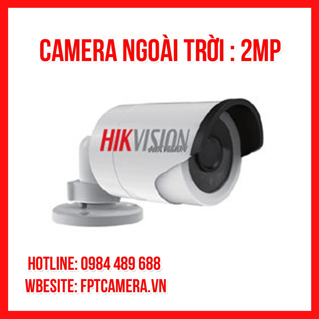 Camera Ngoài trời Hikvision DS-2CE16D0T-IRP 2.0MP