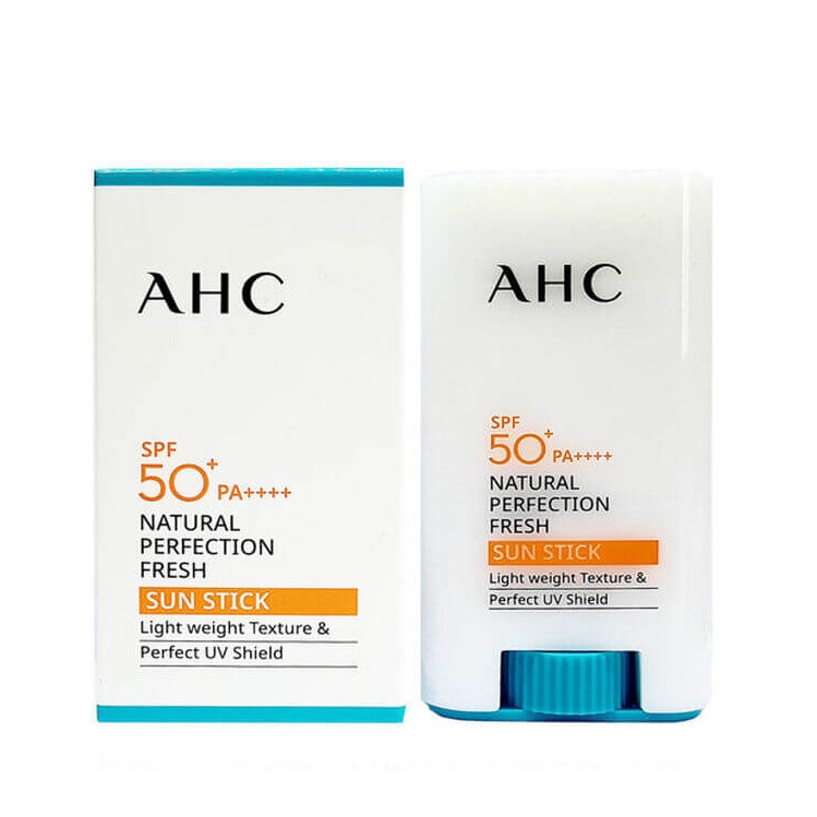 Lăn Chống Nắng AHC Natural Perfection Fresh Sun Stick SPF 50+PA++++ Chống Nắng Dạng Thỏi Hàn Quốc 14g